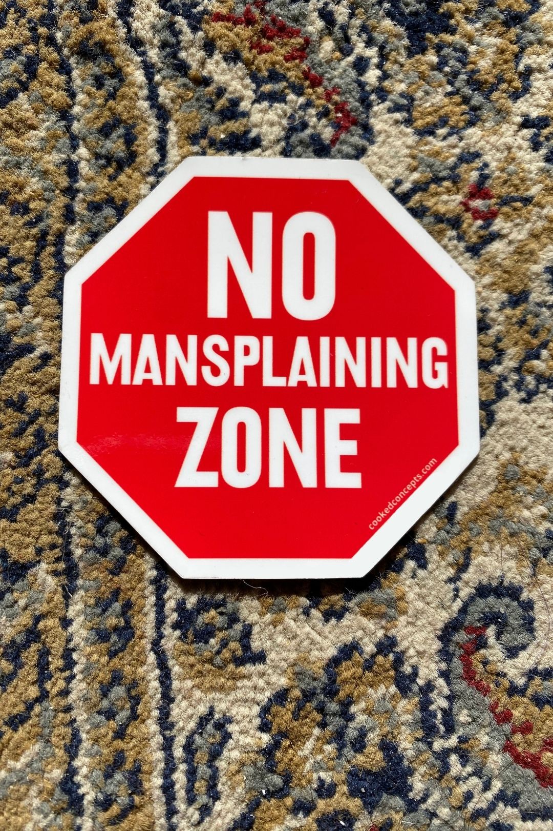No Mansplaining Zone Magnet - Cooked Concepts
