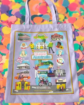Guide to Queer Australia Lavender Tote Bag - Cooked Concepts