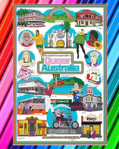 1000-piece puzzle: Cooked Concepts Guide to Queer Australia - Cooked Concepts