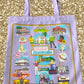 Guide to Queer Australia Lavender Tote Bag